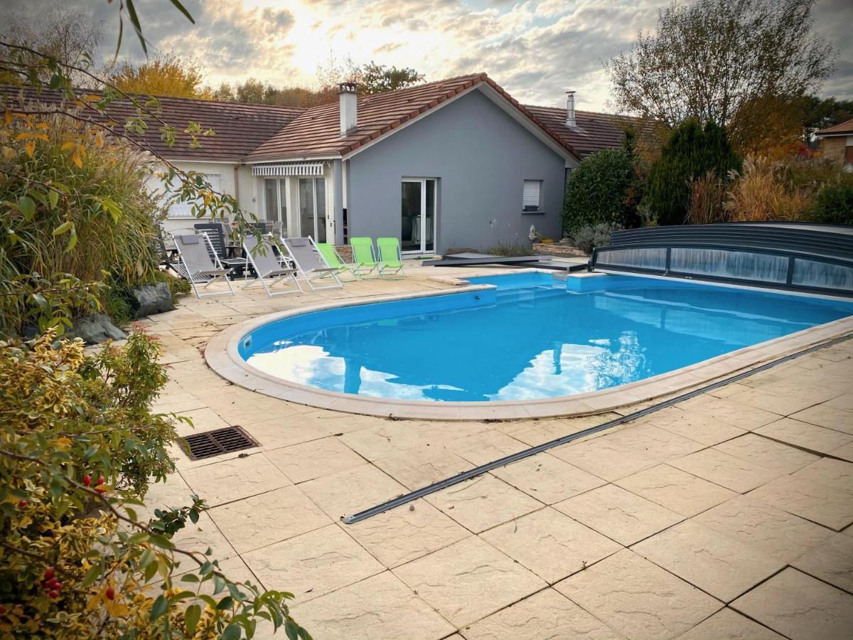 Villa 200m2 avec PISCINE chauffée&SPA&sauna&kota-grill Laval-sur-Vologne Exterior foto