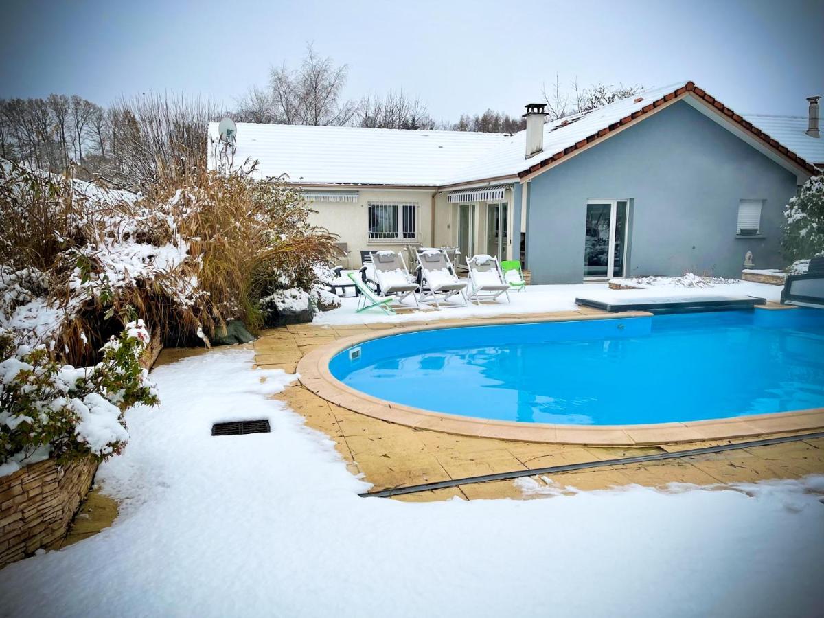 Villa 200m2 avec PISCINE chauffée&SPA&sauna&kota-grill Laval-sur-Vologne Exterior foto